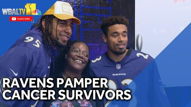 Ravens' Crucial Catch treats cancer survivors to special day