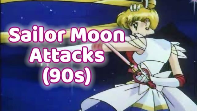 All Sailor Moon Attacks (90s)