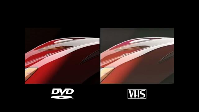 Which version is the most nostalgic? (Cars - Full-screen DVD vs. VHS)