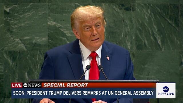 President Trump addresses United Nations General Assembly: ABC NEWS SPECIAL REPORT