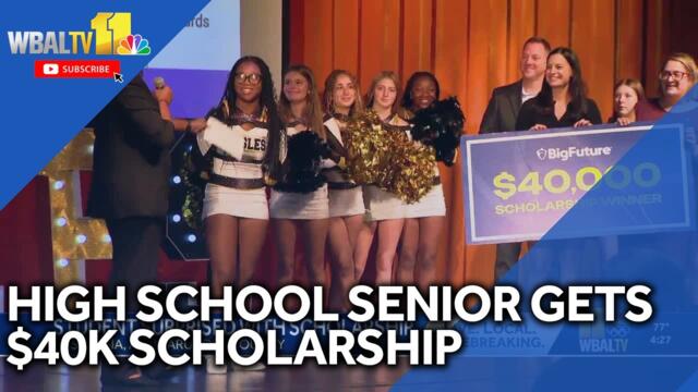 Pasadena senior surprised with $40K scholarship
