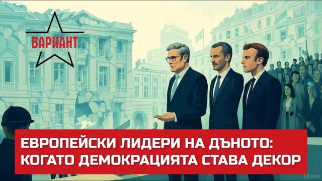 ЕВРОПЕЙСКИ ЛИДЕРИ НА ДЪНОТО: КОГАТО ДЕМОКРАЦИЯТА СТАВА ДЕКОР,  Вариант #651