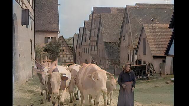 Rural Germany in 1937 | Restored & Colorized Footage with Sound Design