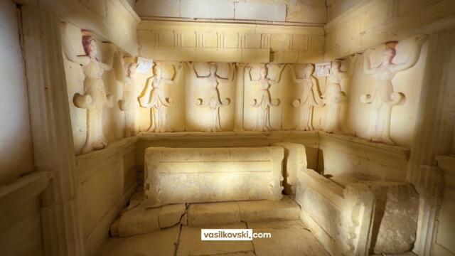 Поглед в тракийската царска гробница край село Свещари