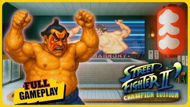 Street Fighter II Champion Edition – E Honda Full Arcade Longplay No Commentary