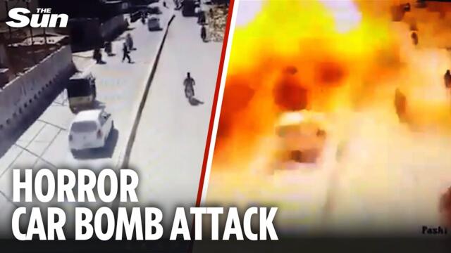 Deadly car bomb EXPLODES after Pakistan militants trigger shootout