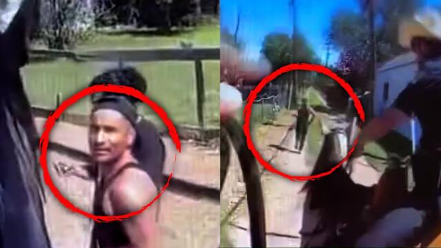 Man Runs After Mounted Police Officer Jokes About 'Narcotics-Smelling Horse'