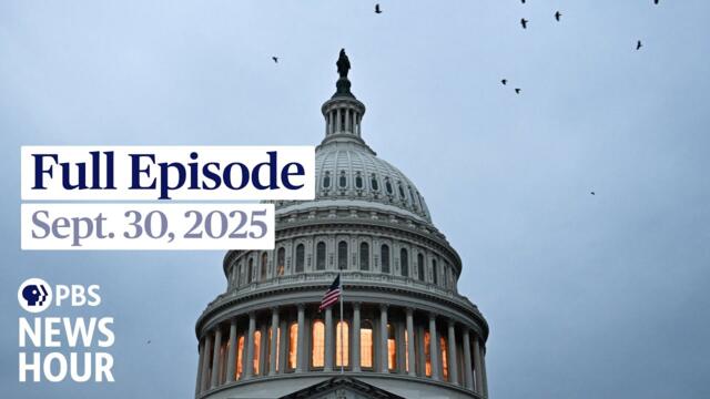 PBS News Hour full episode, Sept. 30, 2025