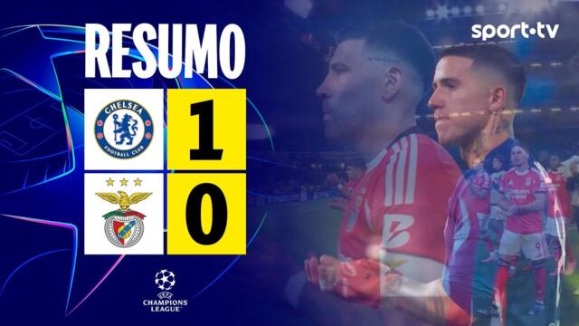 Resumo: Chelsea 1-0 Benfica - UEFA Champions League 2025/26 | sport tv