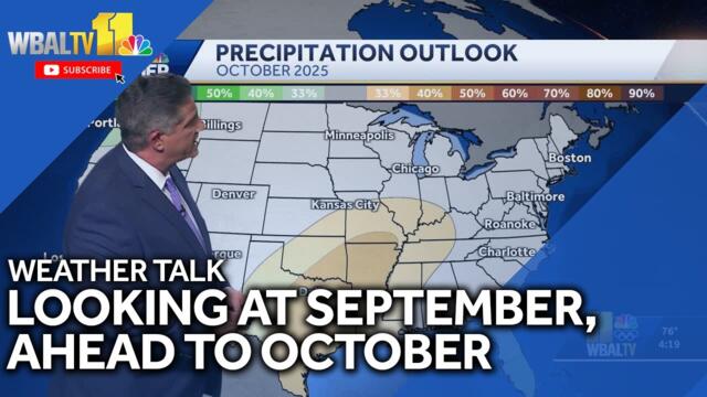 Weather Talk: Looking back at September, ahead to October