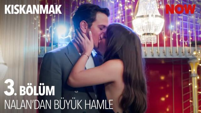 Nalan, Nüzhet'in Dudaklarına Yapıştı - Kıskanmak 3. Bölüm @KiskanmakDizisi