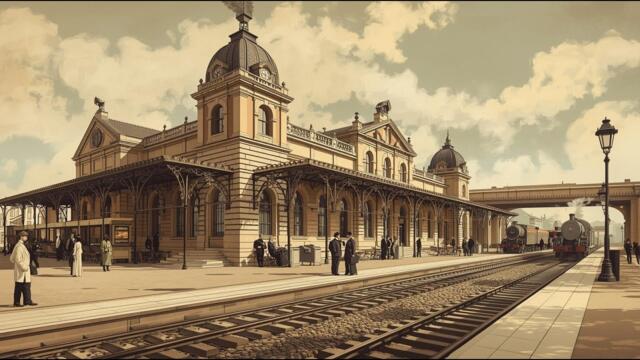 Историята на ЖП гарата в град Бургас