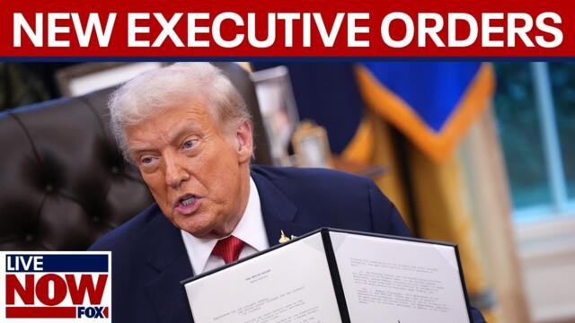 President Trump signs executive orders | LiveNOW from FOX