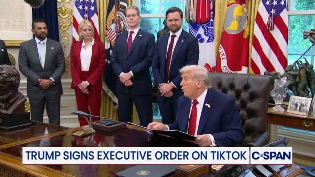 President Trump Signs Executive Order on TikTok
