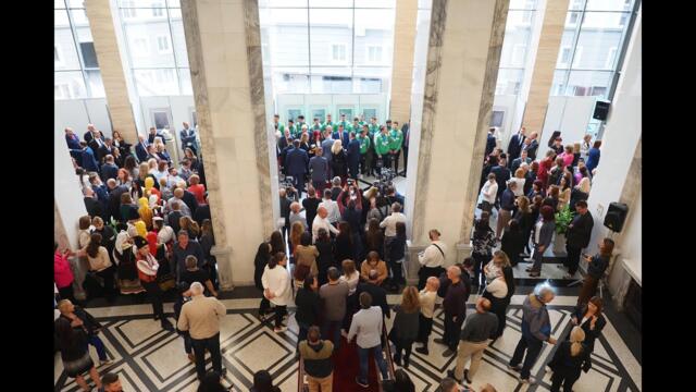 Волейболните национали бяха официално приети като гости в Парламента