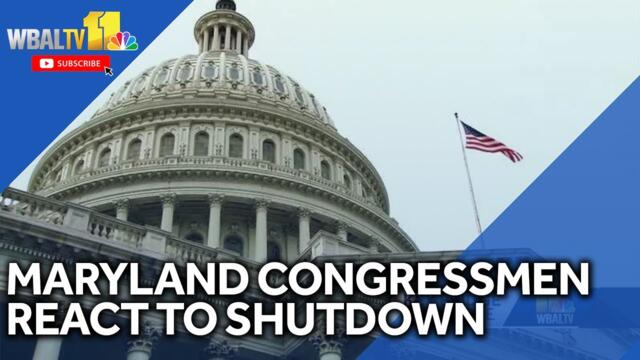 Maryland congressional delegation reacts to shutdown