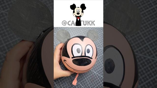 I made Sprunki OC Mickey Mouse out of balloon #sprunkioc #diyballoon #poppballons @cactukk