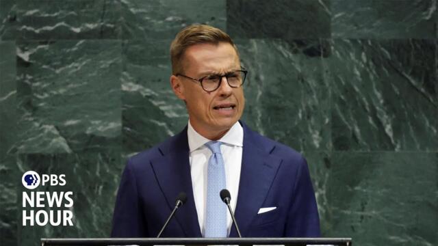 Finland's president says Putin should be worried after Trump's shift on Ukraine territory