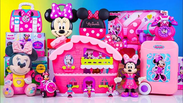 Satisfying with Unboxing Disney Minnie Mouse Cute Pink Bag Playset | Review Toys ASMR