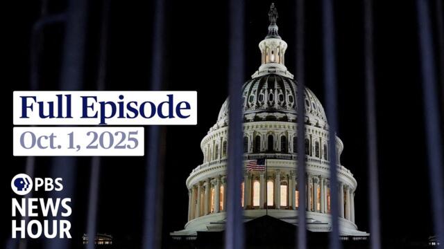 PBS News Hour full episode, Oct. 1, 2025