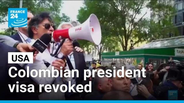 US to revoke Colombian president's visa over comments at pro-Palestinian gathering • FRANCE 24
