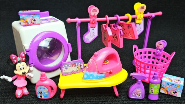 Disney Minnie Mouse Laundry Playset [Lt.884] - Satisfying with Unboxing Toys Compilation ASMR