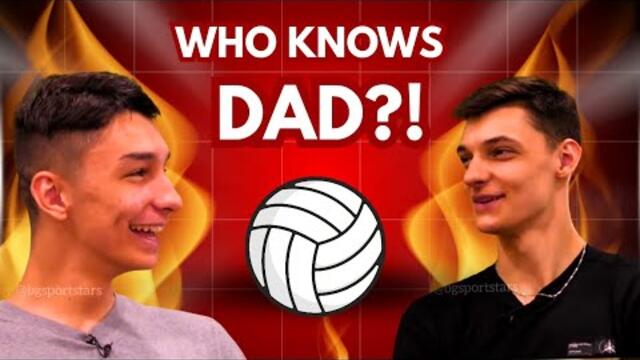 😂 Volleyball Brothers’ Challenge: Simeon vs Alex Nikolov on Their Legendary Dad! 🏐🇧🇬