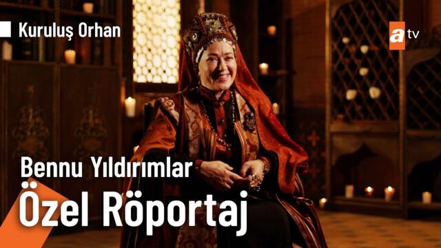 Dizimizin Malhun Hatun'u Bennu Yıldırımlar'a sorduk⚔️  @KurulusOrhanatv