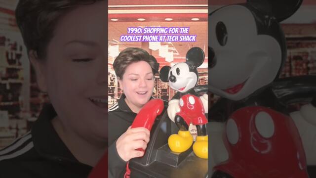 The Mickey Mouse Novelty phone was on top of its game in the 70s,80s & 90s #phones #90snostalgia