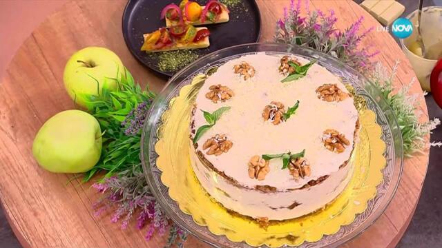 Рецептата днес: Тост фета с маринован лук и чери домати - „На кафе“ (02.10.2025)