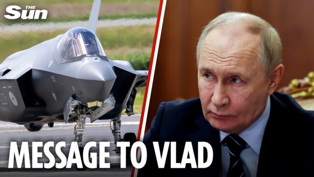 Nato jet shows off ‘KILL MARK’ after first ever shoot down of Russia drone