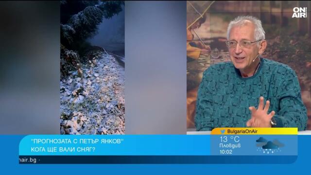 Времето до края на следващата седмица: Дъжд и сняг преди рязкото затопляне
