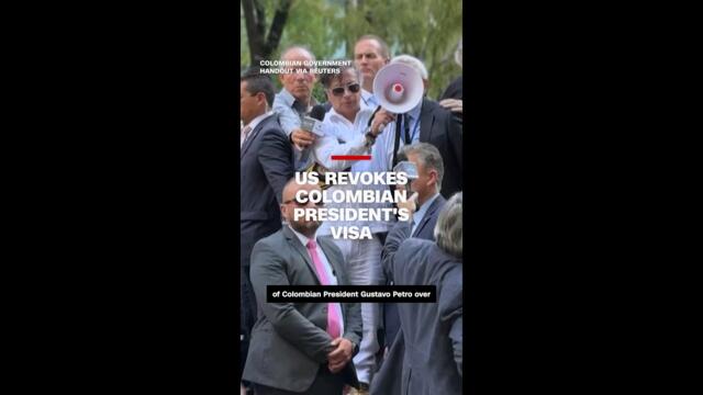 US revokes Colombian president's visa