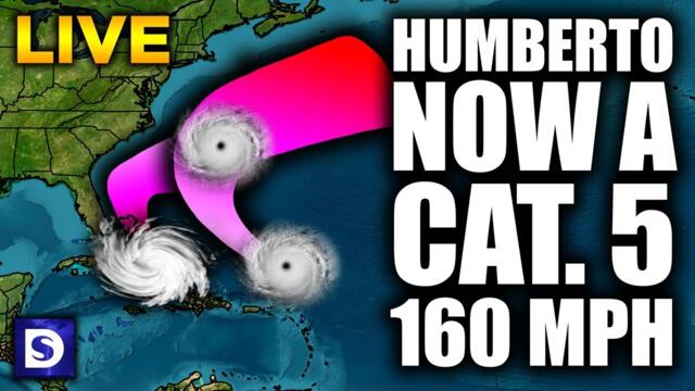 🔴 URGENT UPDATE On TD-9 & Category 5 MAJOR Hurricane Humberto...