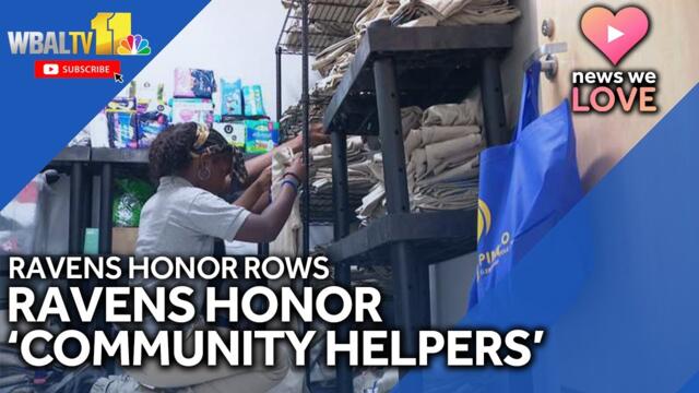 Honor Rows: Ravens honor 'Community Helpers' at Pimlico Elementary/Middle School