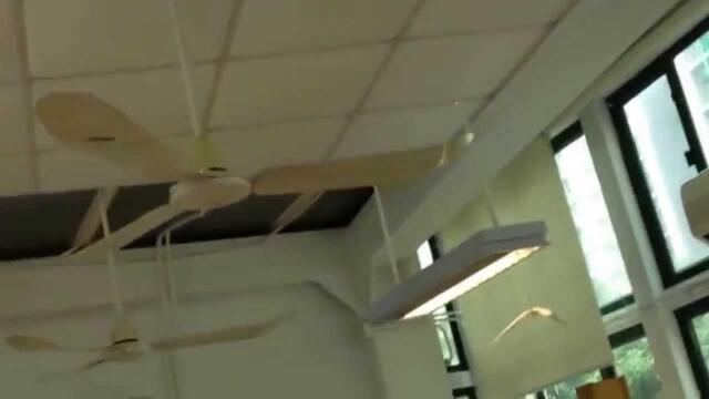 SMC K56 Ceiling Fans in My Classroom (better video