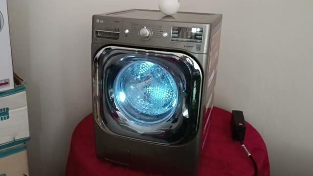 (most viewed!) Mini LG 6 motion DEMO model washing machine overview & operation