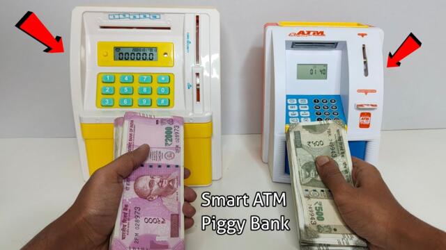 SMART ATM Piggy Bank Unboxing & Testing - Chatpat toy tv