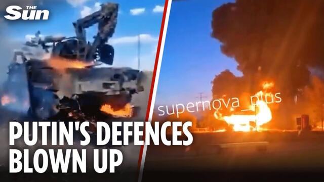 Ukrainian kamikaze drone DESTROYS Russian Buk air defence system on Eastern front