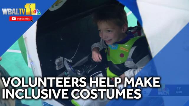 Volunteers help make inclusive Halloween costumes