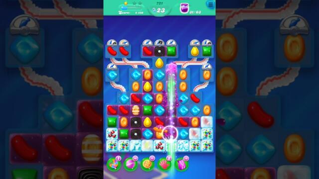 Candy Crush Soda Saga | DIFFICULT Level 721-722 🍭 | Fails & Wins | ASMR No Commentary Gameplay