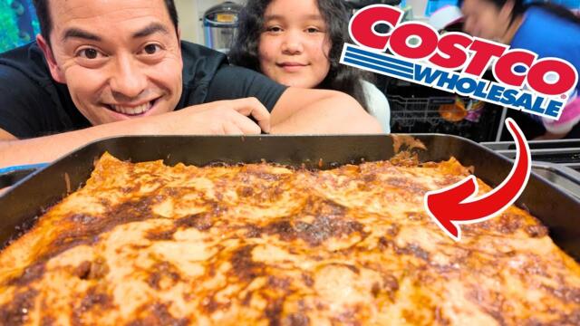 Cooking Lasagna from Costco- Homemade & Frozen!