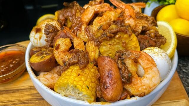 I Don't Boil or Bake Shrimp Boils Anymore! I do THIS Instead🔥            Buydeem G52 Steamer