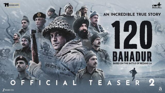 120 Bahadur | Official Teaser 2 | Charlie Company | 21st November