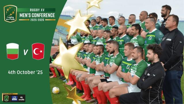 BULGARIA v TÜRKIYE - RUGBY EUROPE CONFERENCE 2025/26