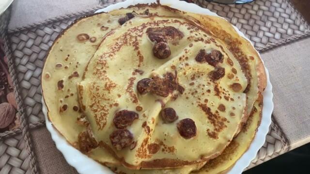 Смачненькі НАЛИСНИКИ З ВИШНЯМИ // ДОМАШНІ РЕЦЕПТИ