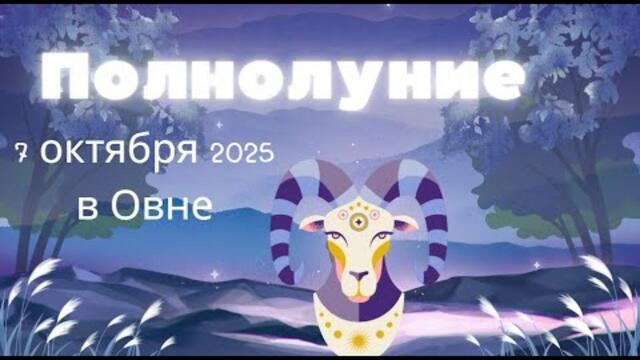 Полнолуние в Овне 7 октября 2025 — время решимости и действий