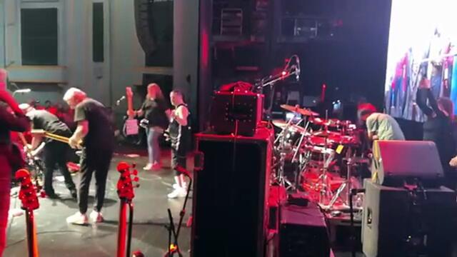 Performing 'Limelight' with Alex Lifeson & Tom Morello_ Side Stage View