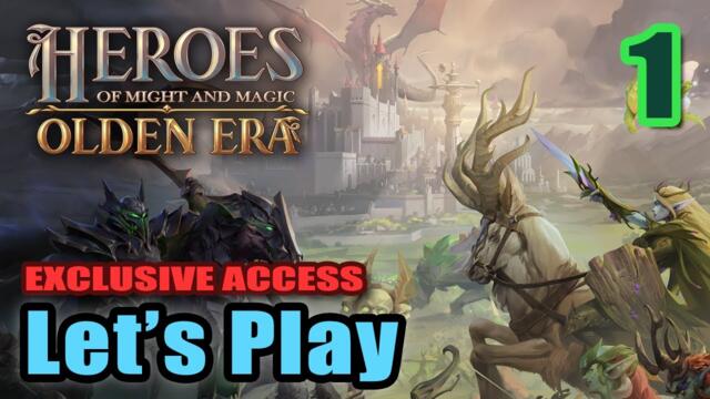 Let's Play - Heroes of Might and Magic Olden Era - Turn Based Strategy RPG - Full Gameplay (Demo)