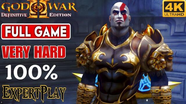 God Of War 2 Full Game Walkthrough (Titan Very Hard) 4K 60FPS UHD | Complete Gameplay | Longplay